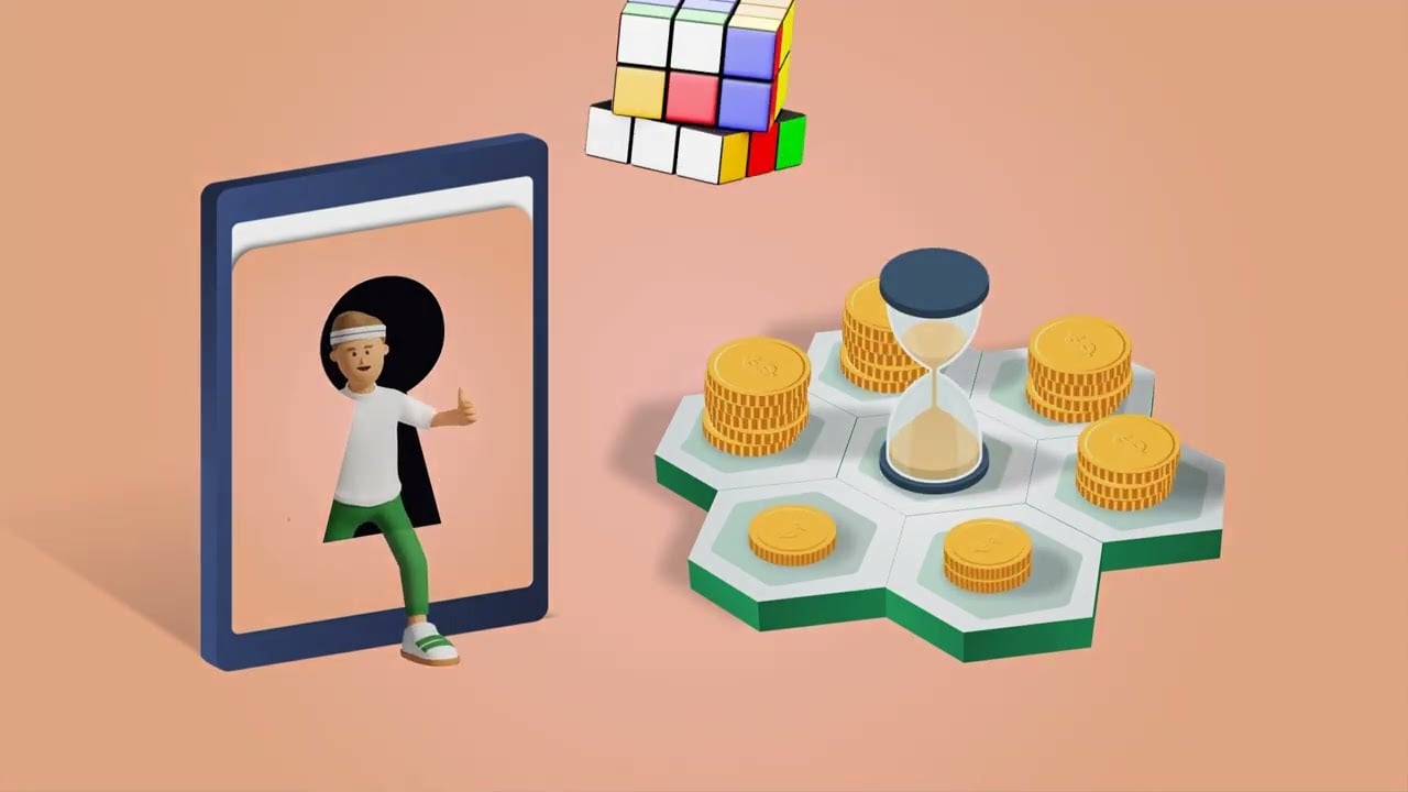 3D Animation Video of Crypto Games | Breadnbeyond Internal Competition