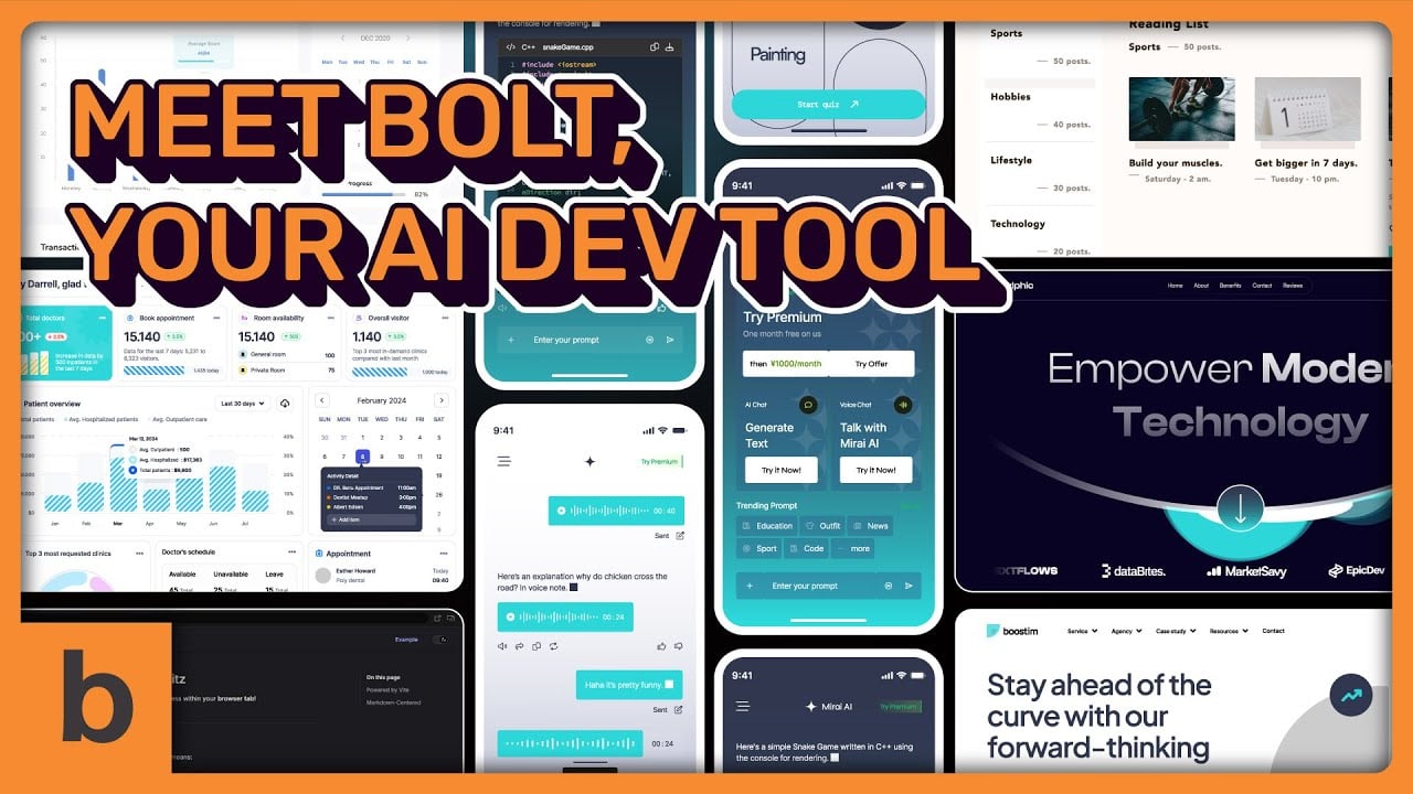 Screencast Explainer with Kinetic Typography for Bolt