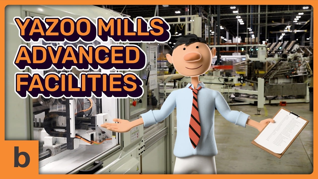 Live-Action + 3D Brand Video for Manufacturing Industry - Yazoo Mills