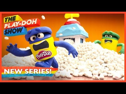 Play Doh Videos | Popcorn Party 🍿 Explosion | Stop Motion | The Play-Doh Show