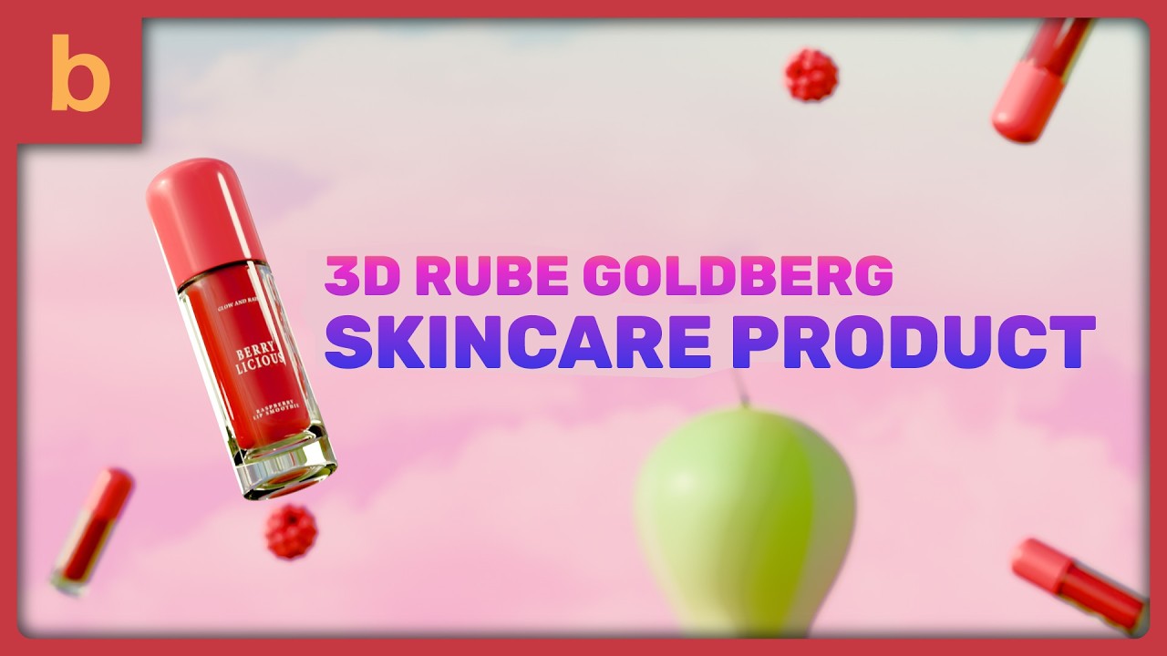 3D Rube Goldberg Machine for Skincare Products