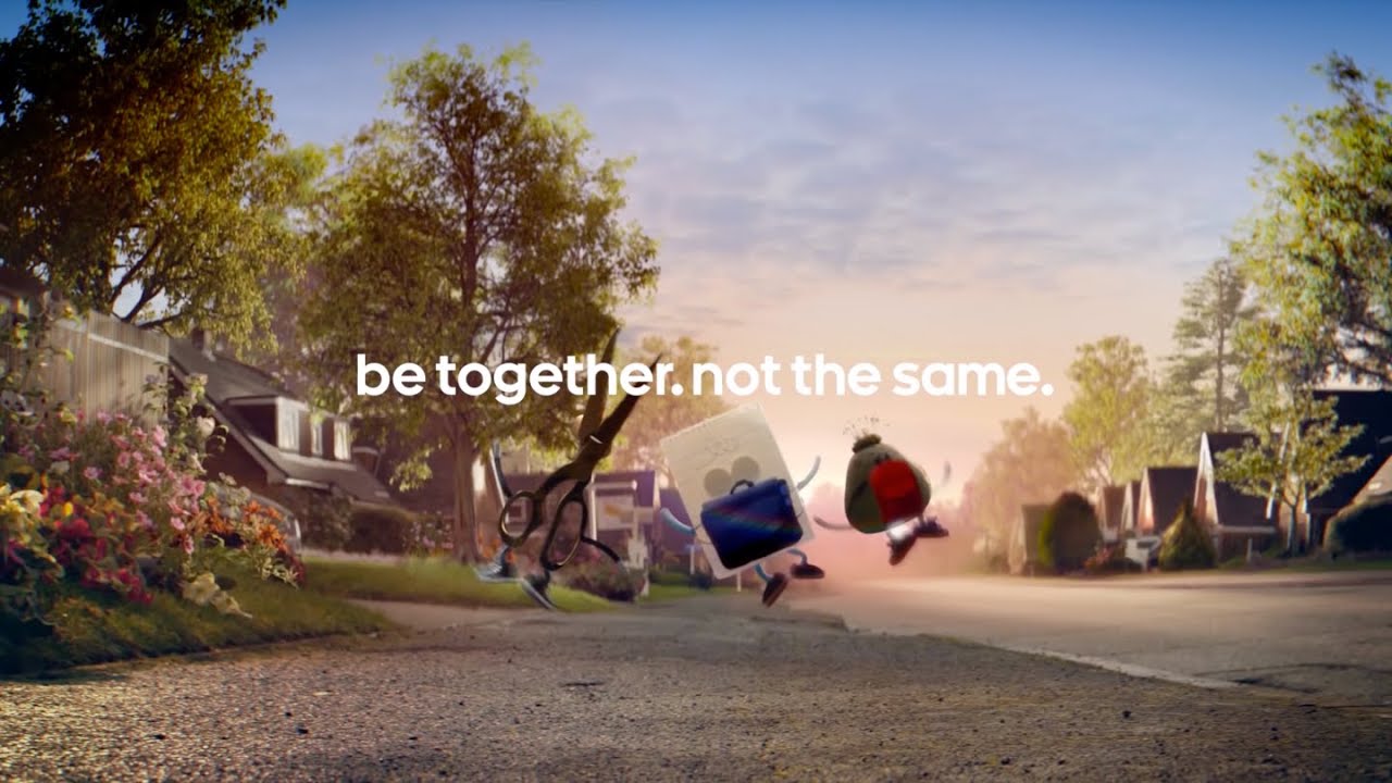 Rock, Paper, Scissors. Be Together. Not the Same.