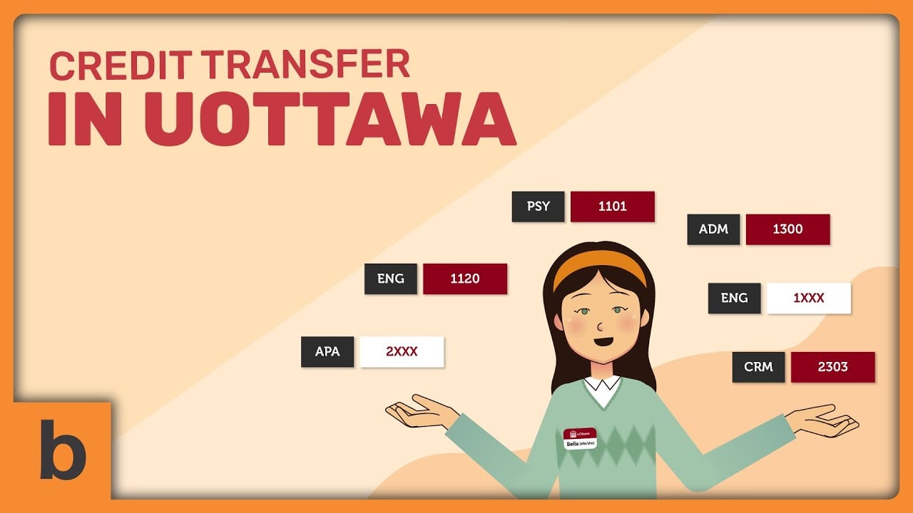 Cartoon with Screencast Animation Video for uOttawa - Transferring Credits