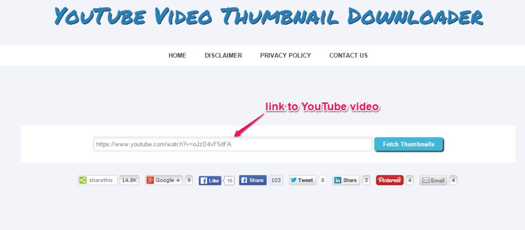 youtube thumbnail downloader