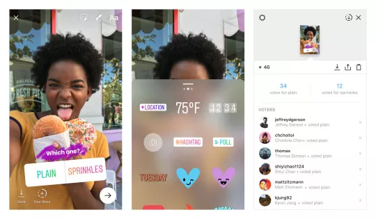 Instagram interactive stories