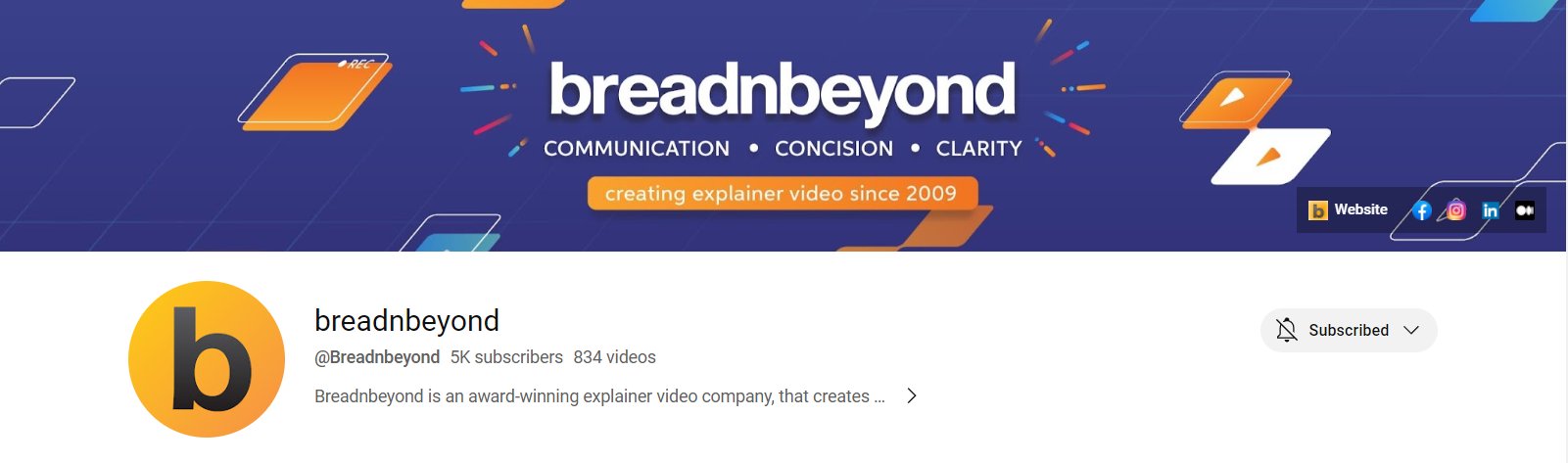Banner YouTube Breadnbeyond