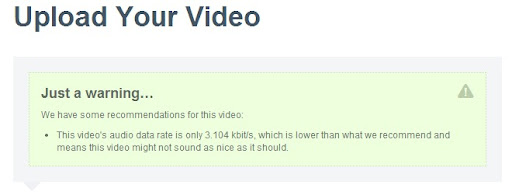 upload your video