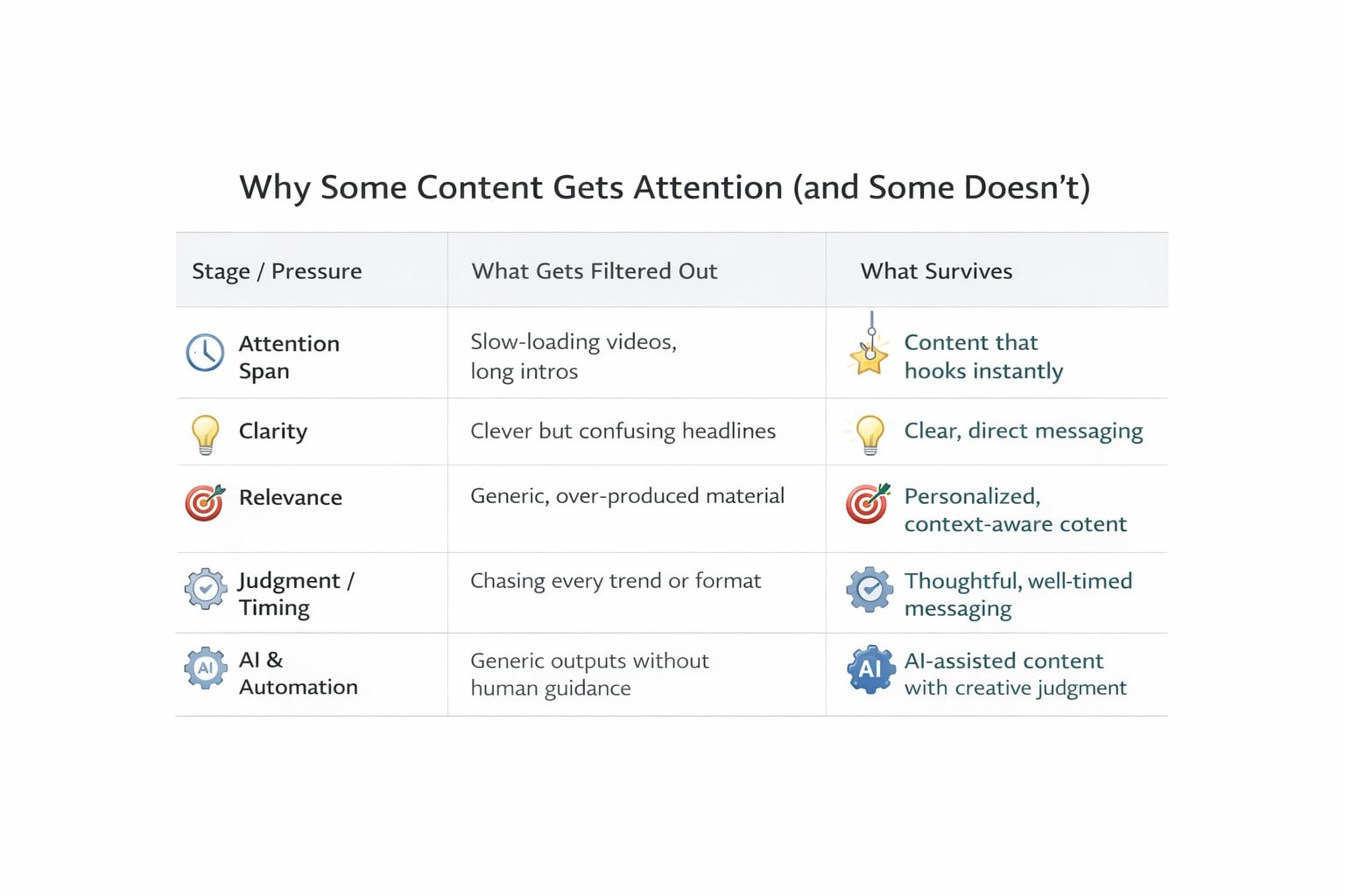 Good content vs ignorable content | Breadnbeyond Good content vs ignorable content